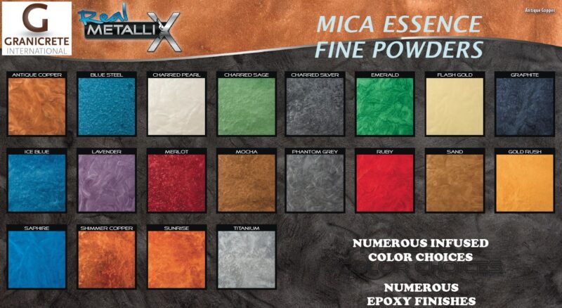 MICA ESSENCE METALLIC FINE POWDERS