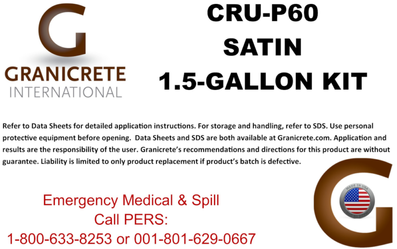 CRU-P60 1.5-GAL KIT