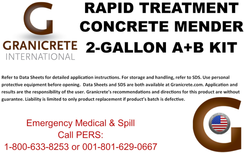 RAPID TREATMENT CONCRETE MENDER